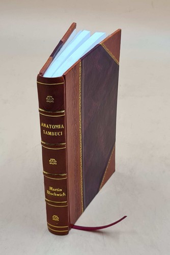 Anatomia sambuci the - anatomia,