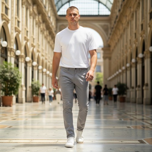 Pantalone chino uomo hatem - chino,