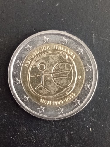 Moneta euro omino stilizzato - omino,