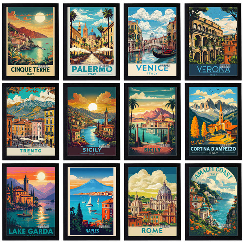 Poster vintage viaggio vacanze - vintage,