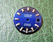 QUADRANTE PER OROLOGIO DA POLSO " HORUS " AUTOMATIC INCABLOC 21 RUBIS