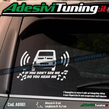 Adesivo If you don't see me do