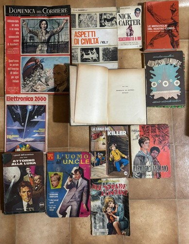 Lotto vintage libri - , riviste