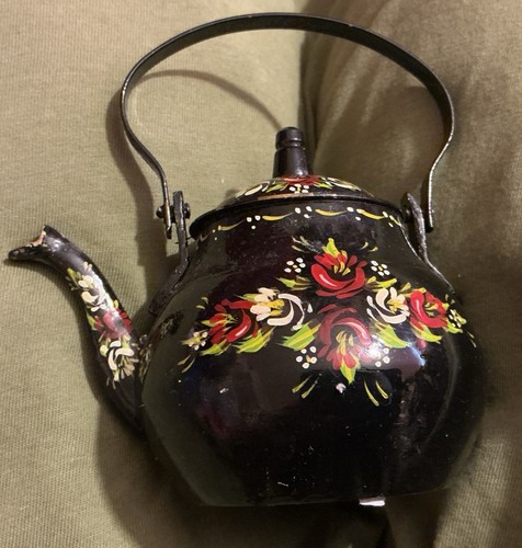 Vintage miniature painted - ,