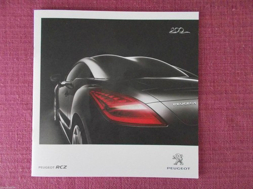 Peugeot rcz coupe brochure - peugeot,