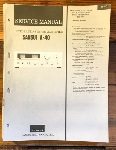 Sansui amplificatore - sansui,