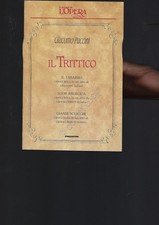Il Trittico Puccini Opera Lirica Libretto I grandi de L'Opera De Agostini