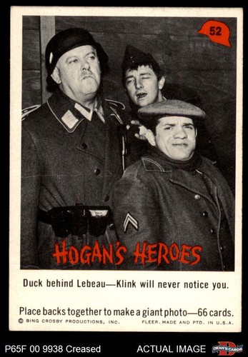 1965 fleer hogan heroes 52 - fleer, hogan's