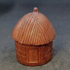 Handcarved Wooden Trinket Box