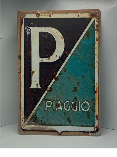 Insegna parete metallo - insegna,