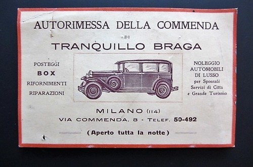 Biglietto pubblicità