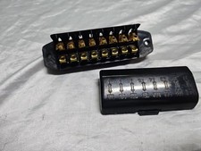 SCATOLA PORTAFUSIBILI FUSIBILI FIAT 126 127 AUTOBIANCHI A112 8 PIN NUOVA!