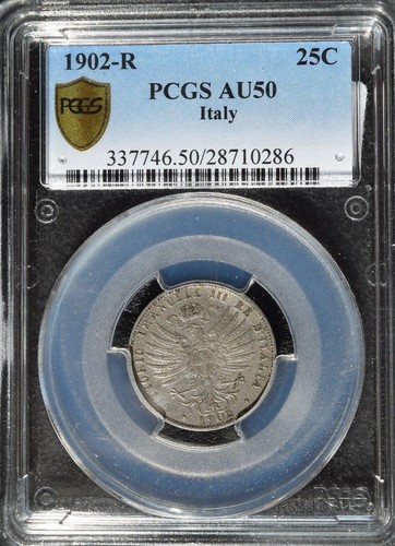 1902 italia centesimi - r, 25