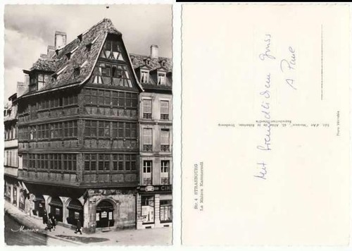 Cartolina strasburgo - cartolina, /