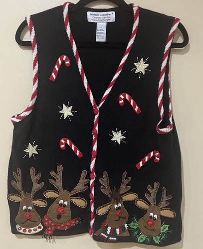 Cardigan gilet nero vintage