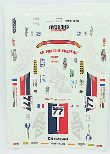 Decals starter porsche - decals, 1/43