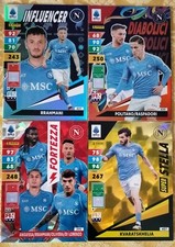 Panini Adrenalyn XL 2024/25- 4 Cards Speciali Napoli Diabolici Fortezza Super...