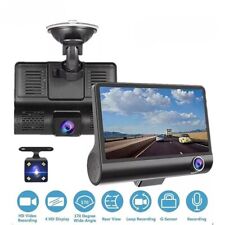 TELECAMERA PER AUTO FULL HD DASH CAM DVR DA 4 POLLICI CON RETROCAMERA PARCHEGGIO