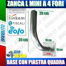 SUPPORTO A MURO AD "L" MINI ADATTO PER LINKEM, WIFI E ANTENNE CAMPER