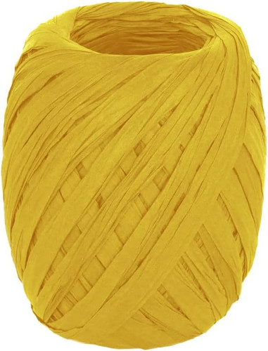 Rafia carta colore giallo - rafia,