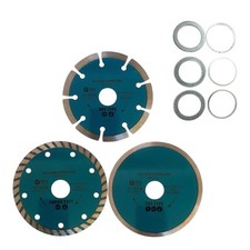 3 Pezzi Disco Diamantato 115mm Taglio per Cemento, Calcestruzzo, Pietra, Mattoni