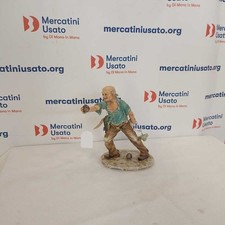 Giocatore di Bocce Capodimonte Firmato Mollica Italia XX Secolo Originale