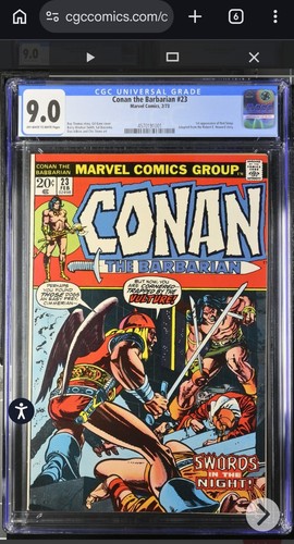 Conan the barbarian cgc - conan,