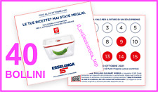 40 Bollini Punti ESSELUNGA "COLLEZIONE ZWILLING FRESH & SAVE SOTTOVUOTO" 2021