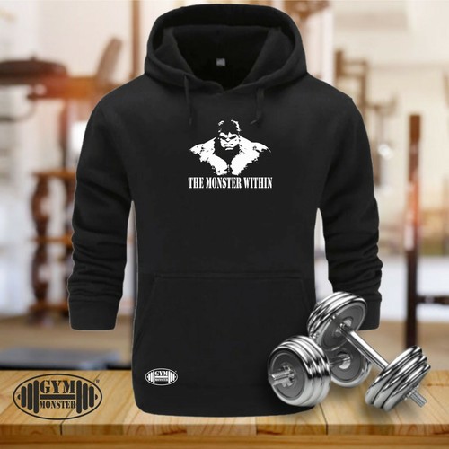 Felpa con cappuccio monster - felpa,