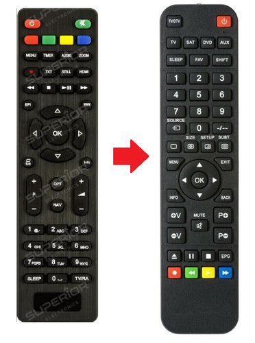Telecomando ricambio adatto - di,
