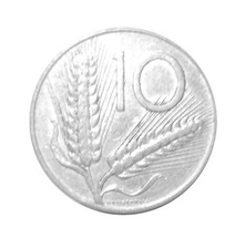 Moneta 10 lire del 1954