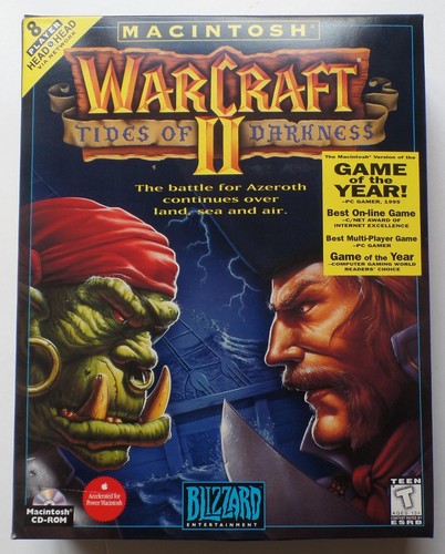 Warcraft macintosh game box - ii,