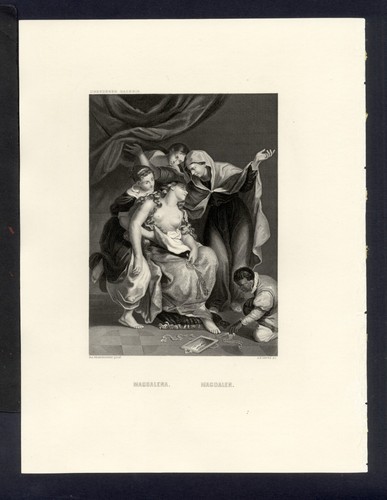 Maddalena incisione del - ,