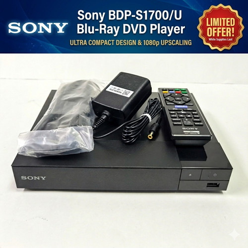 Sony bdp s1700 blu ray - bdp-s1700/u, dvd