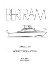 Bertram model 285 flybridge - 285,
