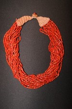 Collana  Multifilo di Corallo Rosso 