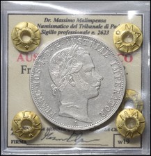 Moneta 1 fiorino 1860 Austria