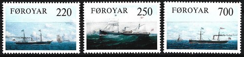 Isole faroe lotto piroscafi - faroe,