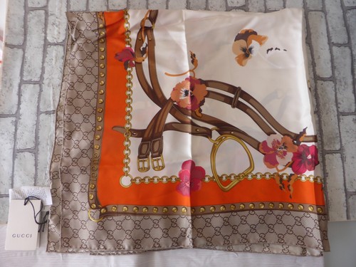 Sciarpa gucci logo seta - gucci, 90