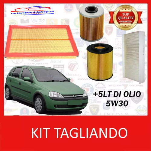 Kit tagliando filtri 5lt - 4,