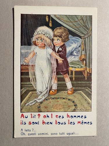 Cartolina bambini bimbi - bimbi,
