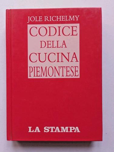 Codice della cucina piemontese - codice,