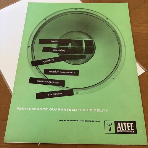 Brochure altoparlante