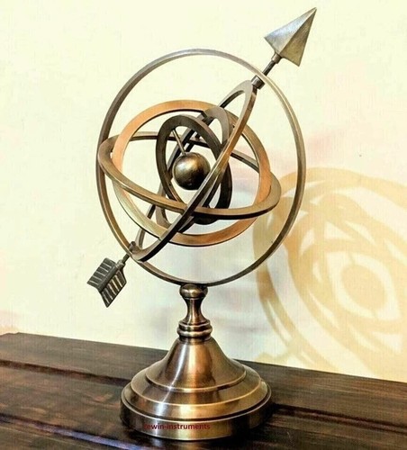Globo sfera ottone - , astrologia