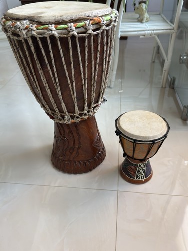 Bongo legno intarsiato - legno, pz