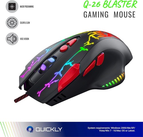 Mouse gaming quickly rgb - mouse,