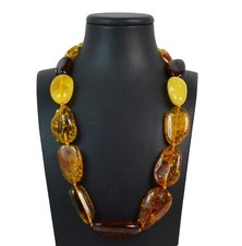 Collana a scalare in Ambra