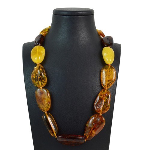 Collana scalare ambra - a,