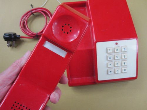 Telefono vintage rosso - , e