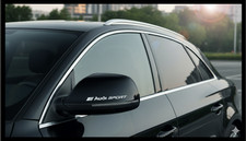 2 adesivi motorsport A1 A2 A3 A4 A5 A6 A7 A8 Q2 per audi specchietto retrovisore CROMO